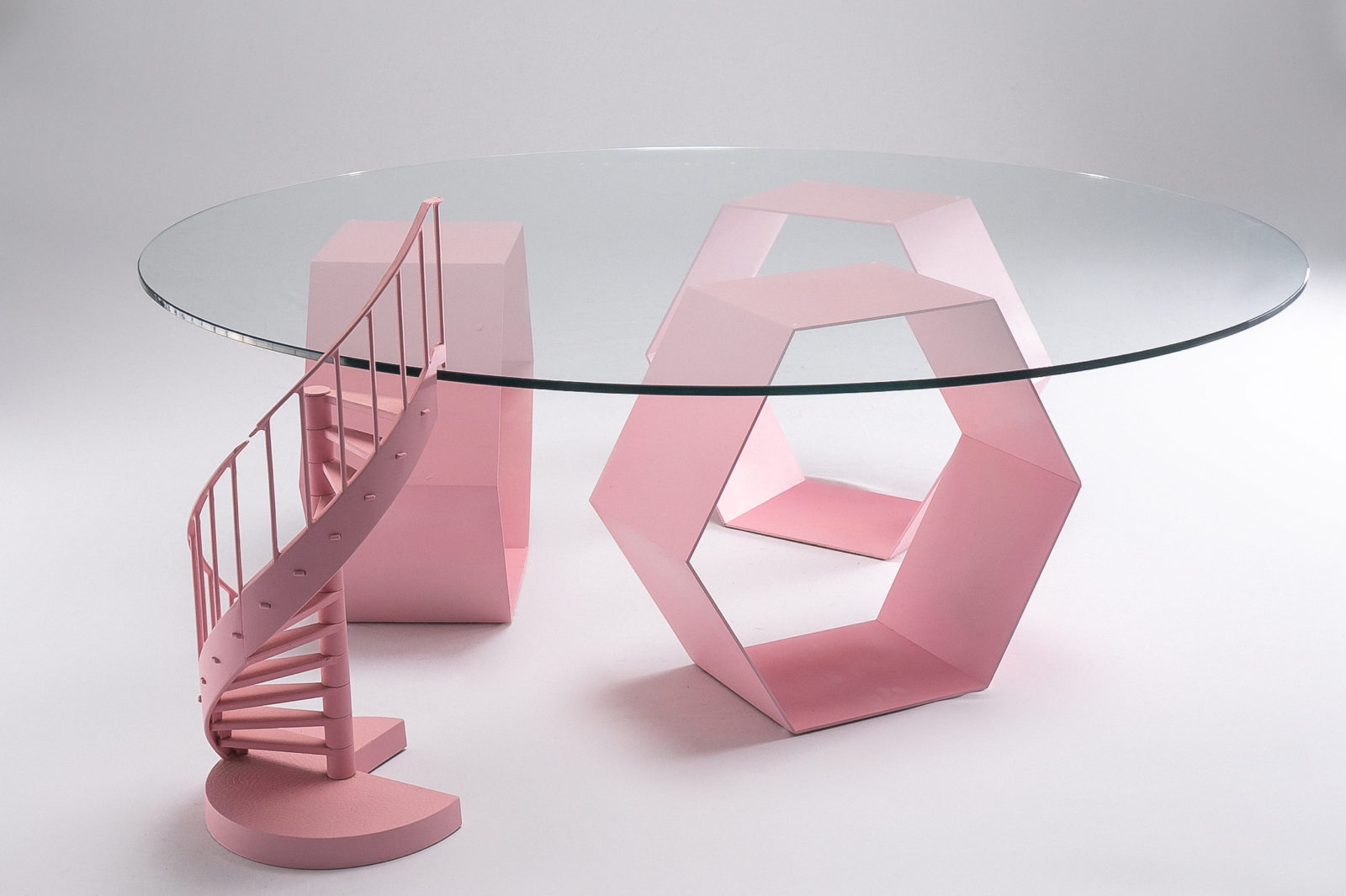 Furniture design. Hex center table.